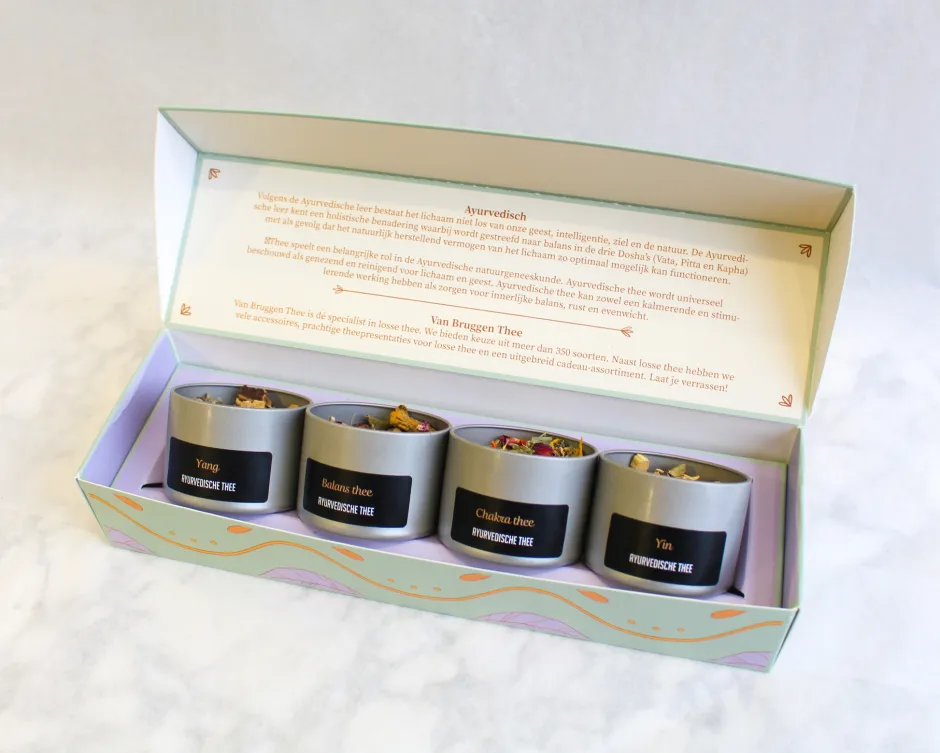 Discount Ayurvedische kruidenthee cadeaubox Thee Gift Set