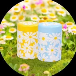 Hot Blik Daisy Blauw Eigenart Bewaarblikken Eigenart