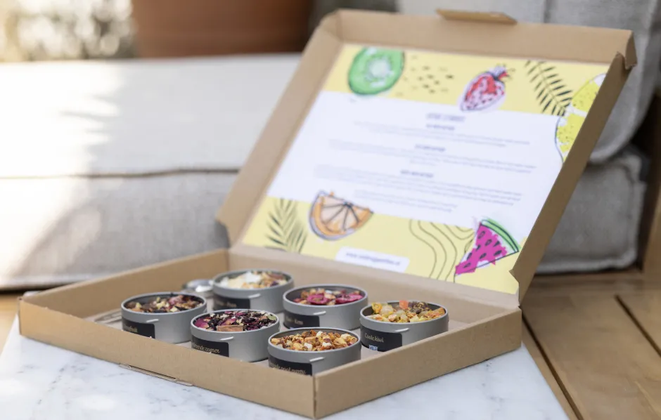 Online Brievenbus cadeau IJsthee Theepakket | Zomerse Thee Cadeaus