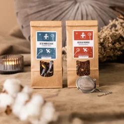 Sale Cadeaupakket Sinterklaasthee 2x thee en RVS Thee ei Theepakket