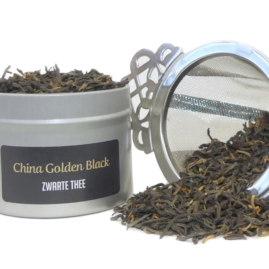 Hot China Golden Black zwarte losse thee Pure Thee | Winter Thee