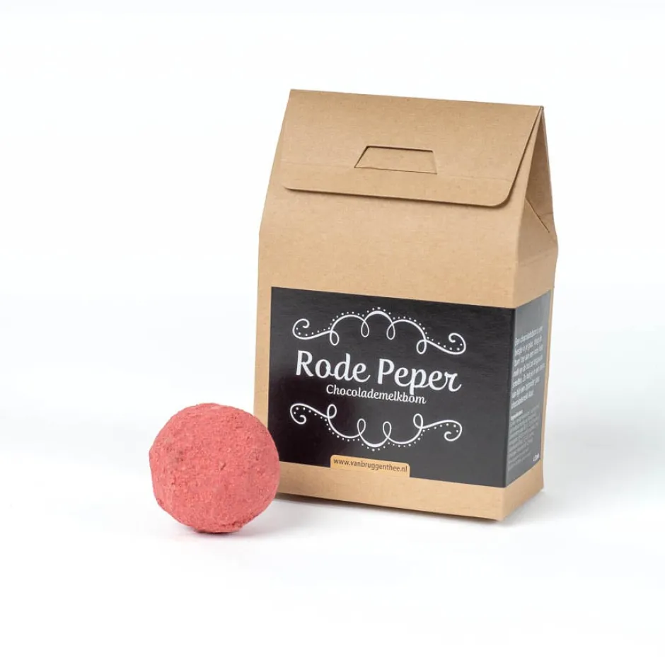 Clearance Chocoladebom Chocolademelkbal Rode peper Chocolademelkbom (choco Bombs)