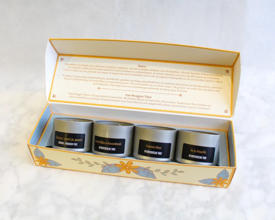 Hot Detox ayurvedische kruidenthee pakket Theepakket | Kurkuma Thee