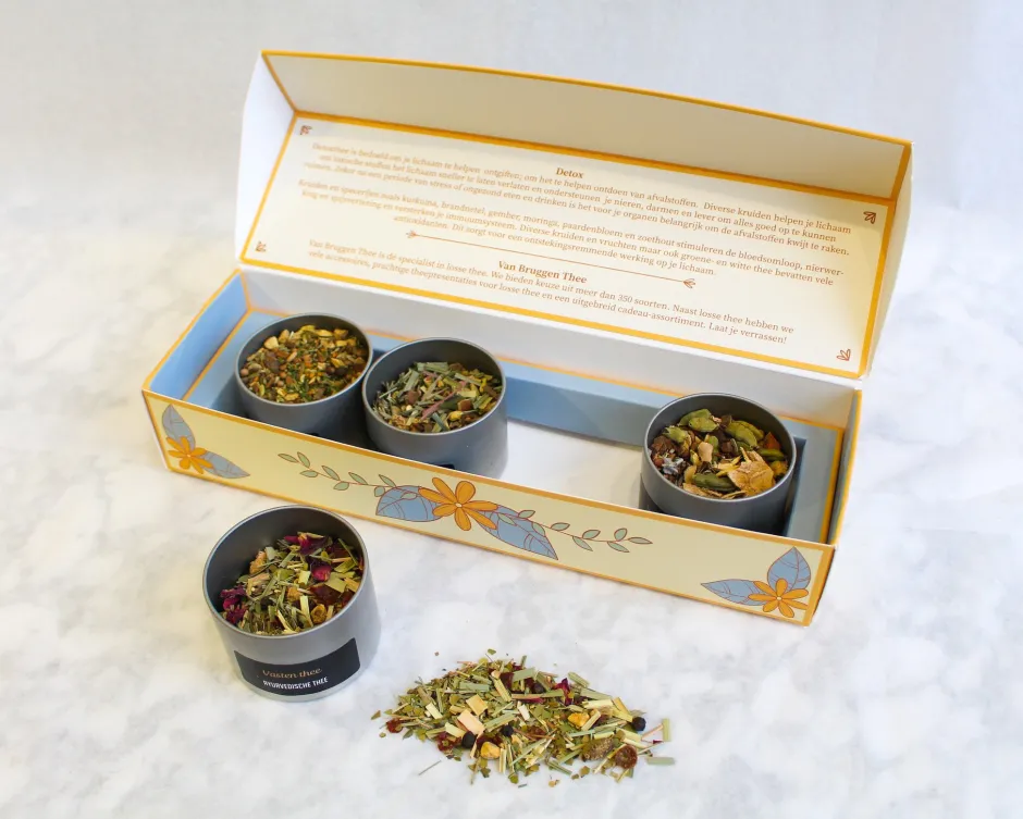 Hot Detox ayurvedische kruidenthee pakket Theepakket | Kurkuma Thee