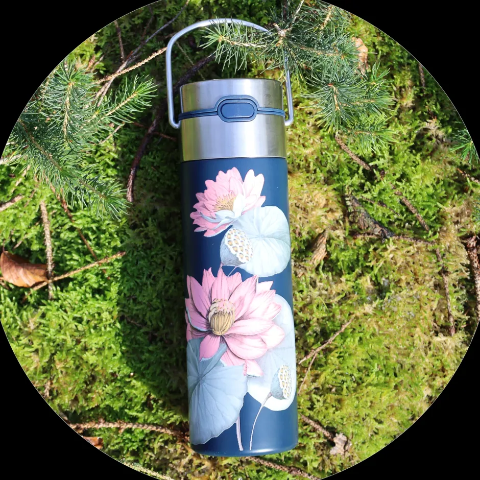 Discount Eigenart Leeza Drinkfles Padma RVS Thermosflessen Leeza To-Go