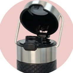 Fashion Eigenart Leeza Drinkfles Komorebi RVS Thermosflessen Leeza To-Go