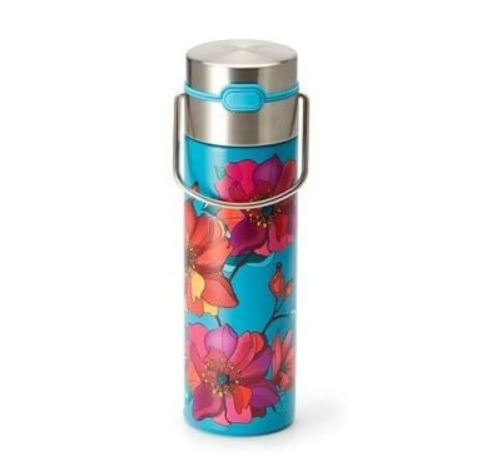 Outlet Eigenart Leeza Drinkfles Poppy RVS Thermosflessen Leeza To-Go