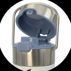 Outlet Eigenart Leeza Drinkfles Moon RVS Thermosflessen Leeza To-Go