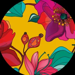 Best Eigenart Leeza Drinkfles Poppy - Yellow RVS Thermosflessen Leeza To-Go
