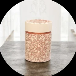Fashion Eigenart theeblik Mandala Powder 500gr Bewaarblikken Eigenart | Blik Rond