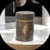 Best Eigenart theeblik Yumiko 500gr Black Bewaarblikken Eigenart | Blik Rond