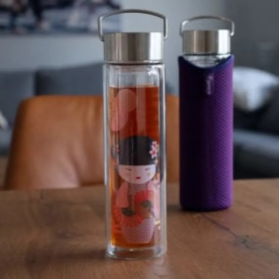 Sale Flow Tea Eigenart new Geisha Glazen Thermosflessen FlowTea