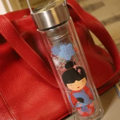 Fashion Flow tea Thermosfles FlowTea 'Geisha' Theefilters | Glazen Thermosflessen FlowTea
