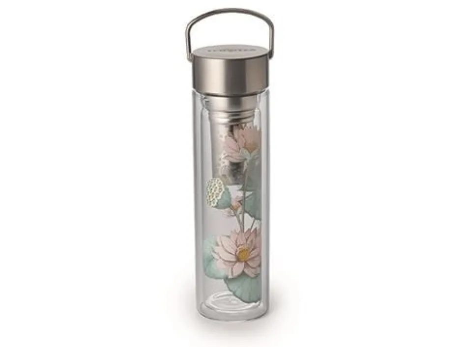 Hot FlowTea Thermosfles Teaeve Padma Glazen Thermosflessen FlowTea