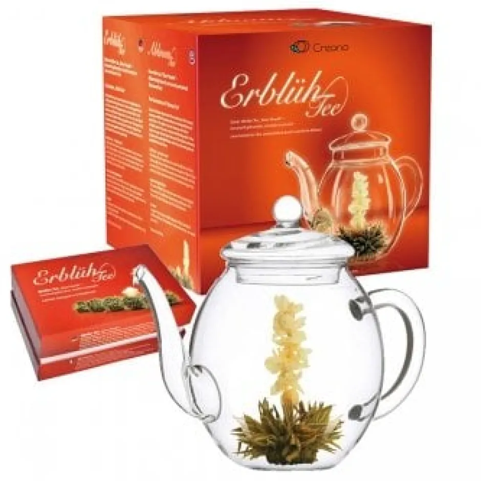 New Geschenkset: Theepot + theebloemen Theepotten | Theebloemen