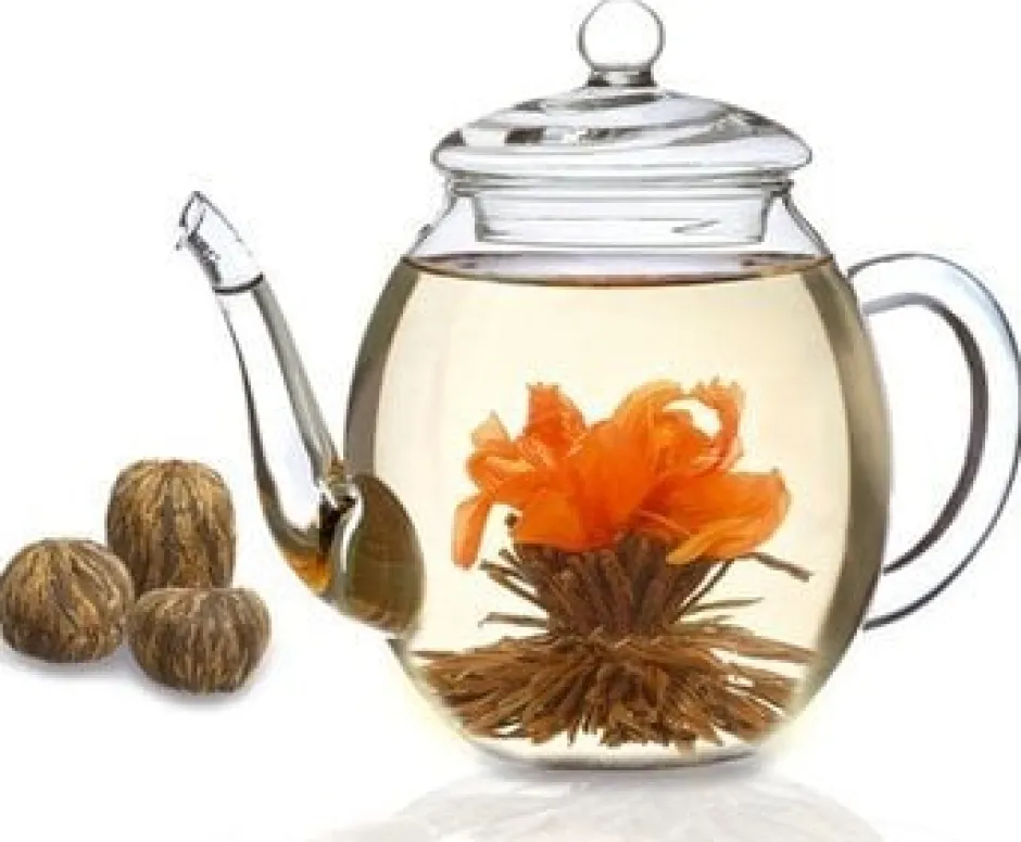 New Geschenkset: Theepot + theebloemen Theepotten | Theebloemen