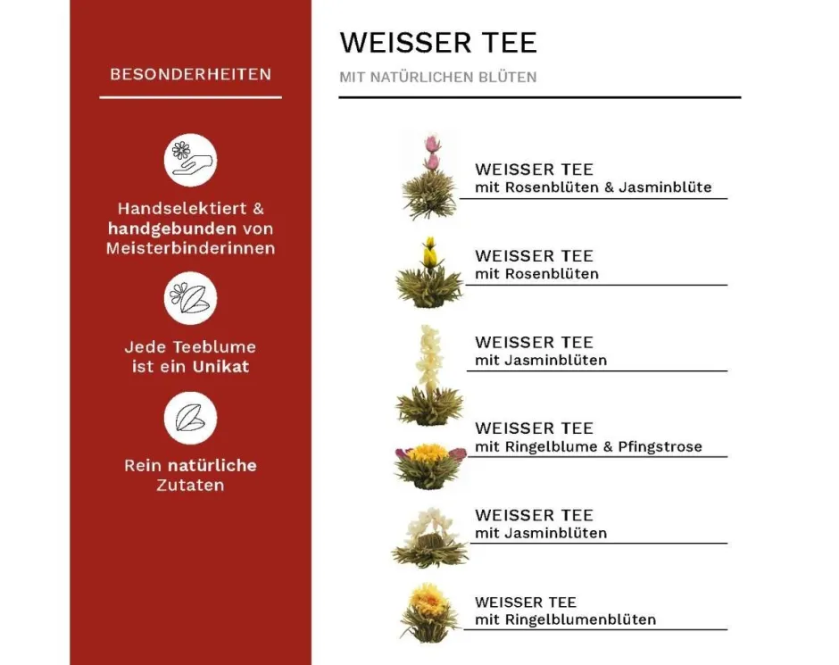 New Geschenkset: Theepot + theebloemen Theepotten | Theebloemen