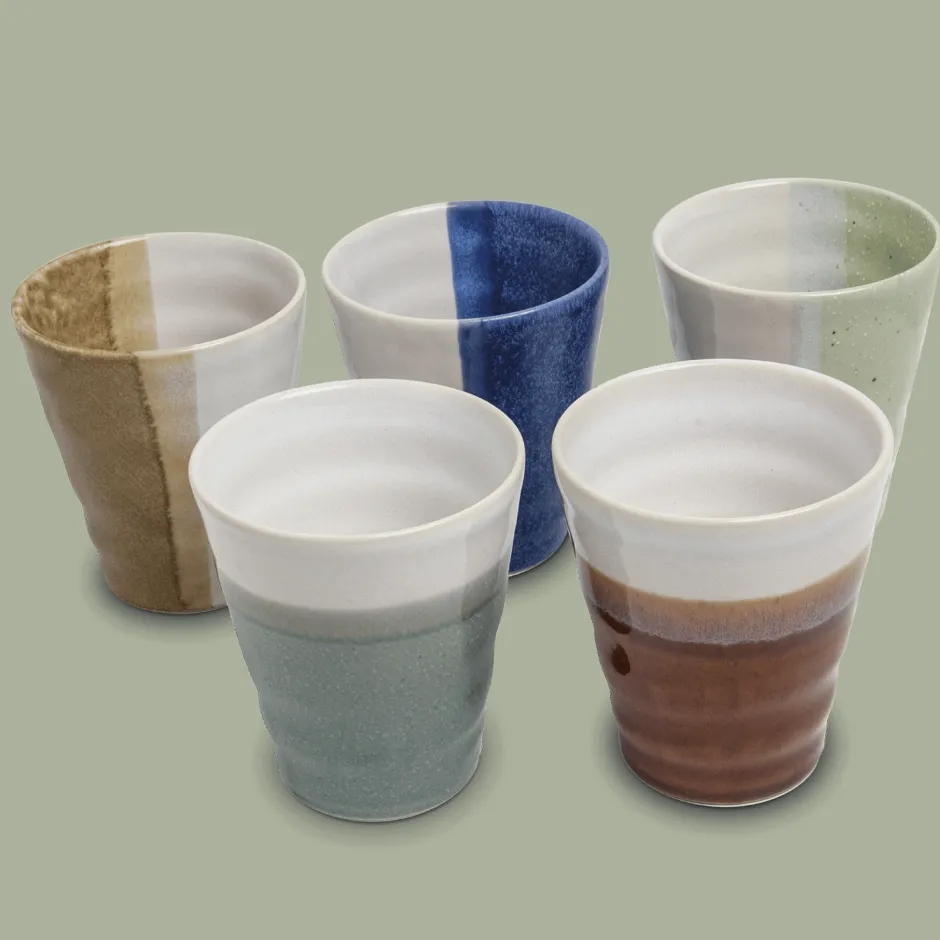 Clearance Japanse mokkenset 5 delig Porselein Servies | Vaderdag