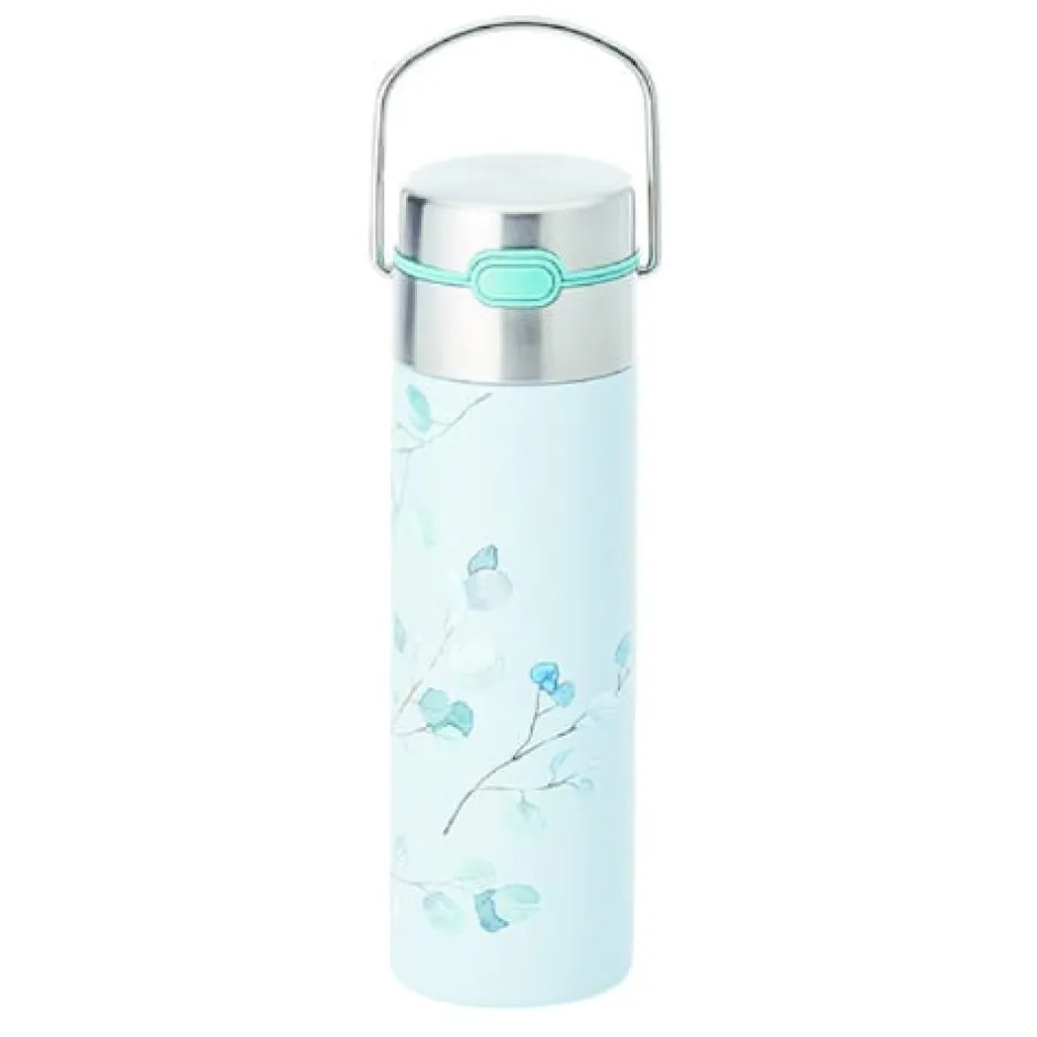 Sale Leeza Drinkfles Eucalyptus 500ml RVS Thermosflessen Leeza To-Go