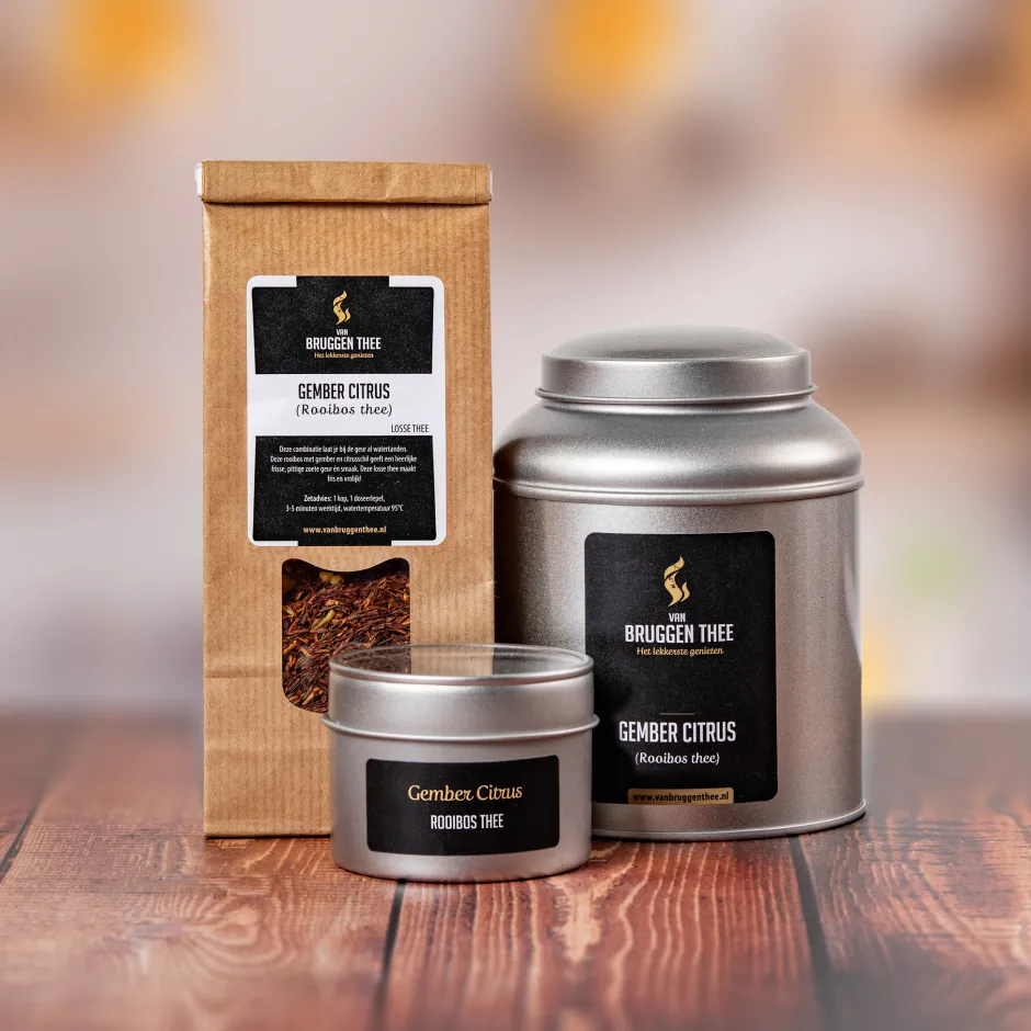 Best Rooibos Gember Citrus Cafeïnevrije / Theïne Vrije Thee | Citroen Thee