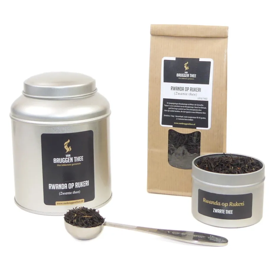 New Rwanda OP Rukeri zwarte losse thee Pure Thee | 100% Natuurlijk