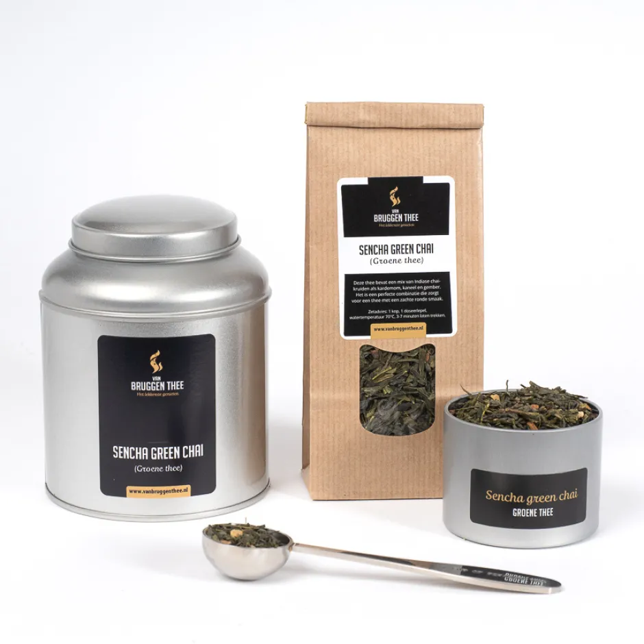Outlet Sencha Green Chai - Groene thee Chai Thee | Herfst Thee