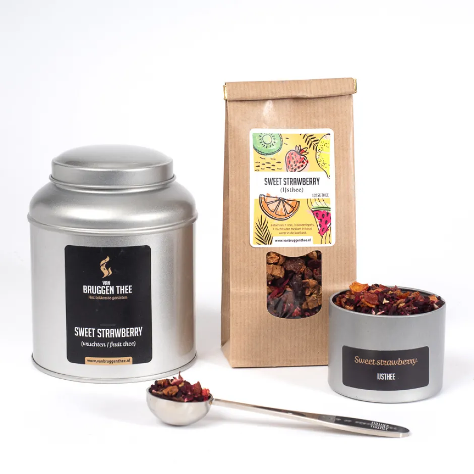 Online Sweet Strawberry - IJsthee IJsthee | Rozenbottel Thee
