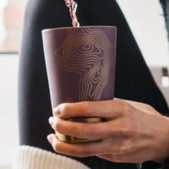 Online Tea eve purple metal mok Teaeve Dubbelwandige Mokken | Theebekers Met Zeef