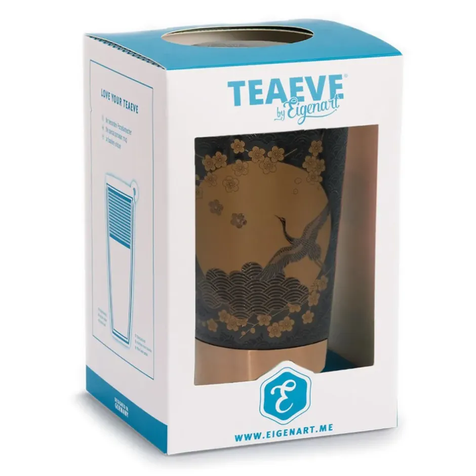 Online TeaEve theebeker Komorebi - Zwart Theebekers Met Zeef | Teaeve Dubbelwandige Mokken