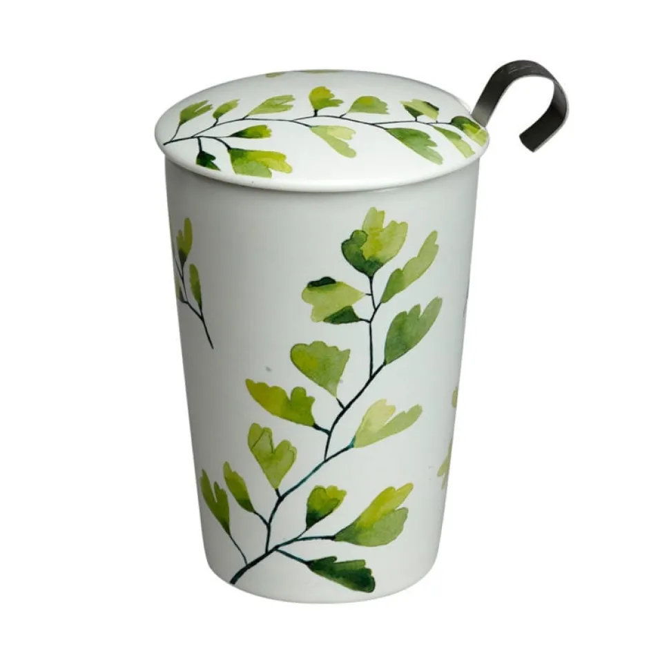 Sale TeaEve "Trees" Green Dubbelwandige theemok Teaeve Dubbelwandige Mokken