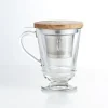 Clearance Theeglas Abeille 27.5cl met theezeef Theebekers Met Zeef | La Rochère Theeglas En Glaswerk