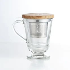Clearance Theeglas Abeille 27.5cl met theezeef Theebekers Met Zeef | La Rochère Theeglas En Glaswerk