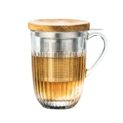 Online Theeglas Ouessant 36cl met theezeef Theebekers Met Zeef | La Rochère Theeglas En Glaswerk