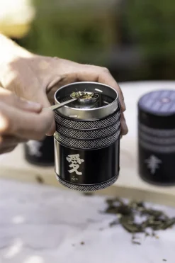 Fashion Theeplank Kyoto Black Bewaarblikken Eigenart | Theeplanken