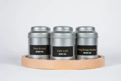 Sale Theeplank Rond 6-potjes Theepakket | Theeschijf