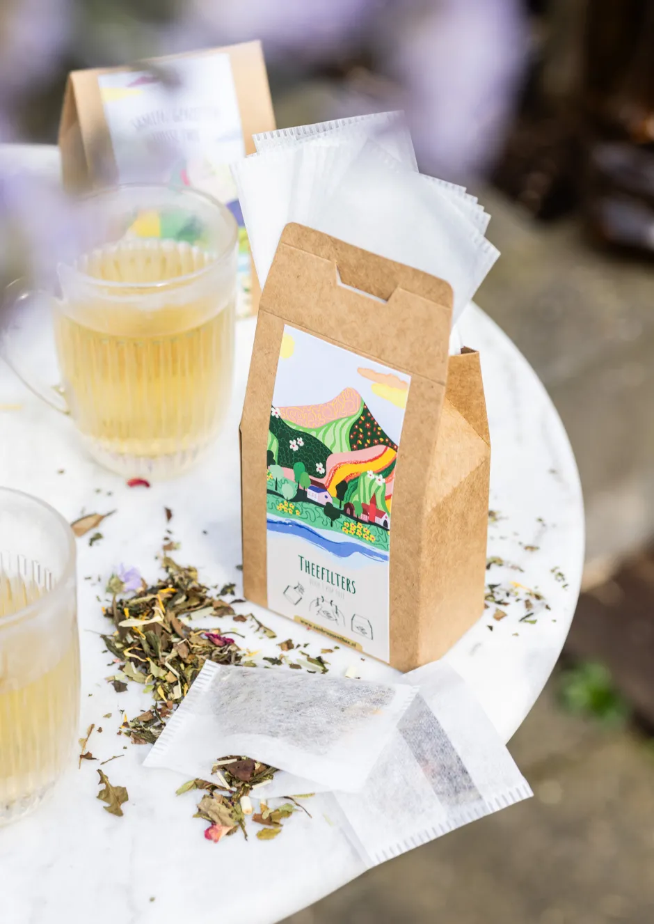 Online 60 wegwerp filters voor losse thee Theefilters | Thee Filters