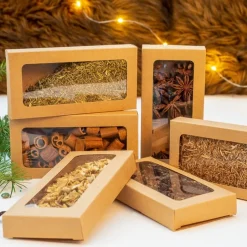 Fashion Winterse kruidenthee brievenbus cadeau Theepakket | Steranijs Thee